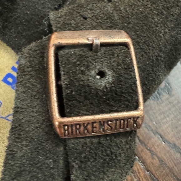 Birkenstock Suede Mocha Brown Boston Clogs Size 40 - Picture 8 of 13